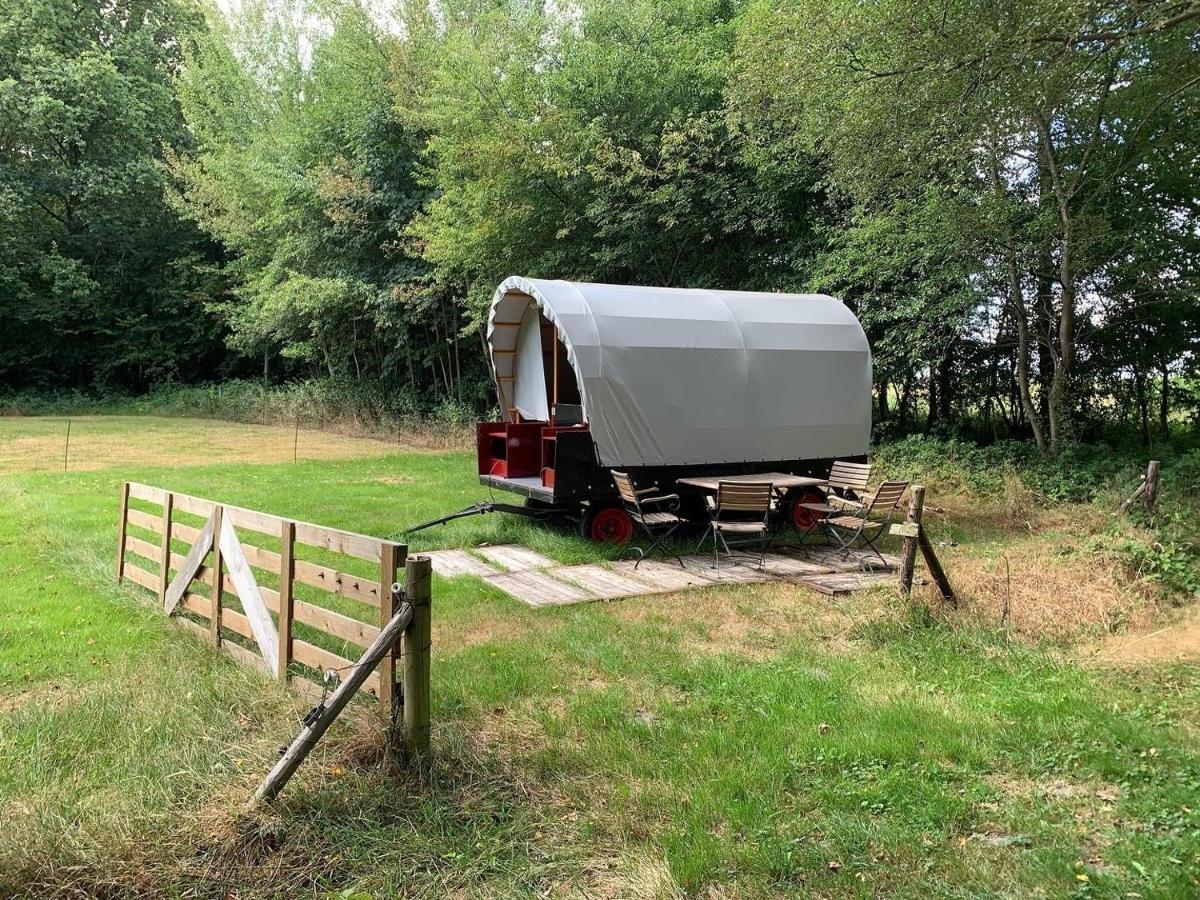 Huifkar In Landelijke Omgeving De Mersken 9 Ureterp ภายนอก รูปภาพ